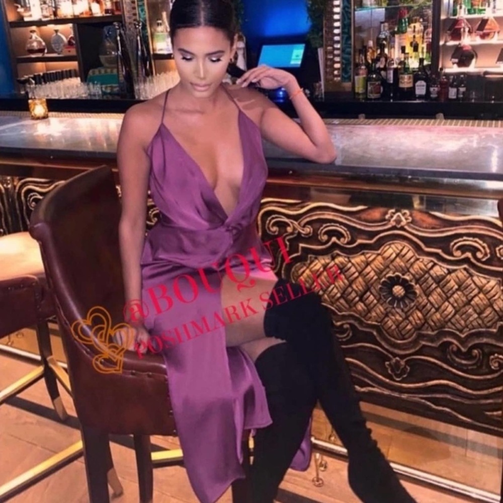 Zara Purple Midi Dress